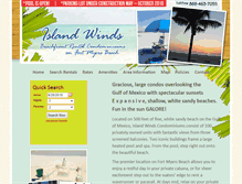 Tablet Screenshot of islandwindsfortmyersbeach.com